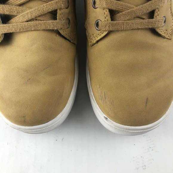 EUC Target Brand Boys High Top Faux Leather Shoes Size 4 - Picture 5 of 6
